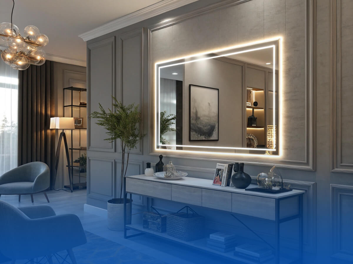 Дзеркало з підсвічуванням – стильний та функціональний елемент інтер’єру