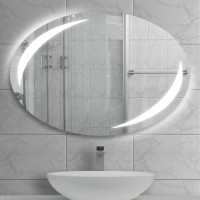 Овальное зеркало в ванную с LED подсветкой LumoOval Comfort MX 1300x800 мм (804820)