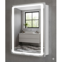 Дзеркальна шафа з LED підсвіткою Sunrise LS 500x700 мм (846291) 